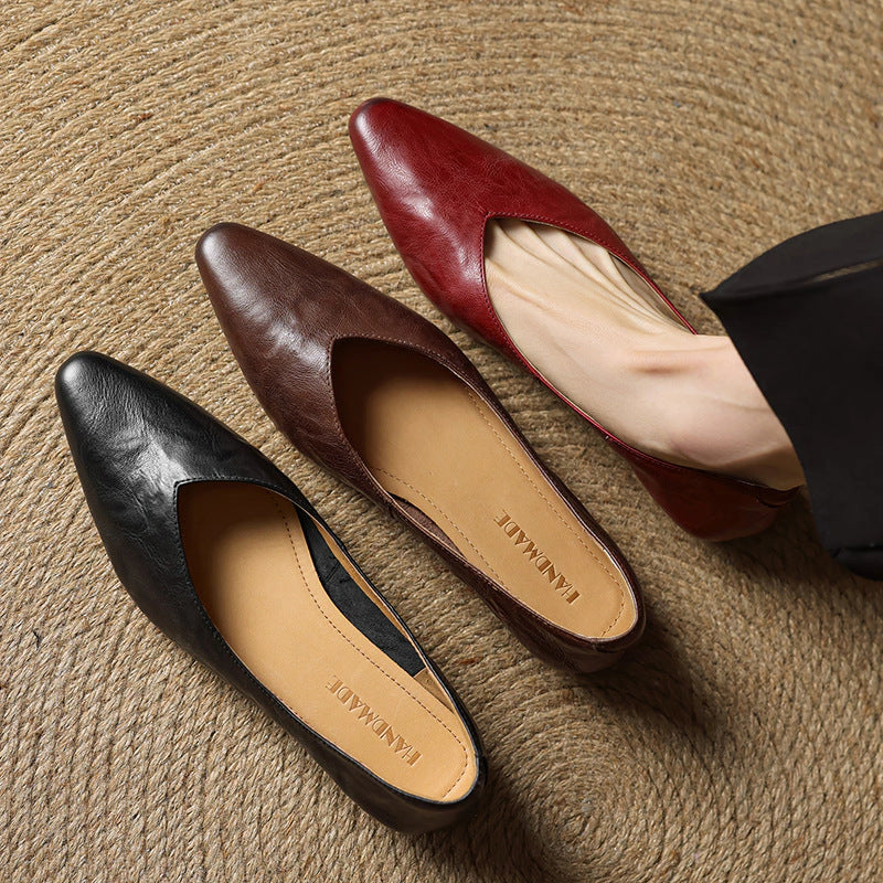 Rosalie Lambskin Flats
