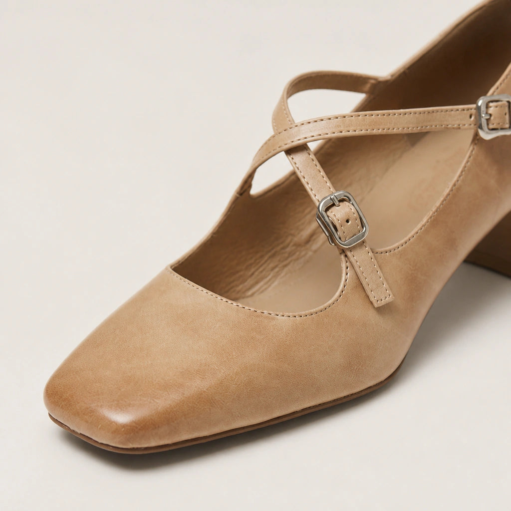 Polished leather, simple care