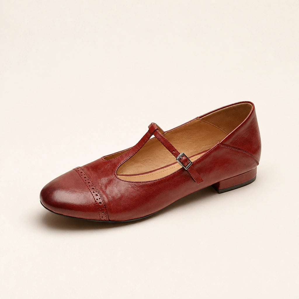 A strap that holds the foot