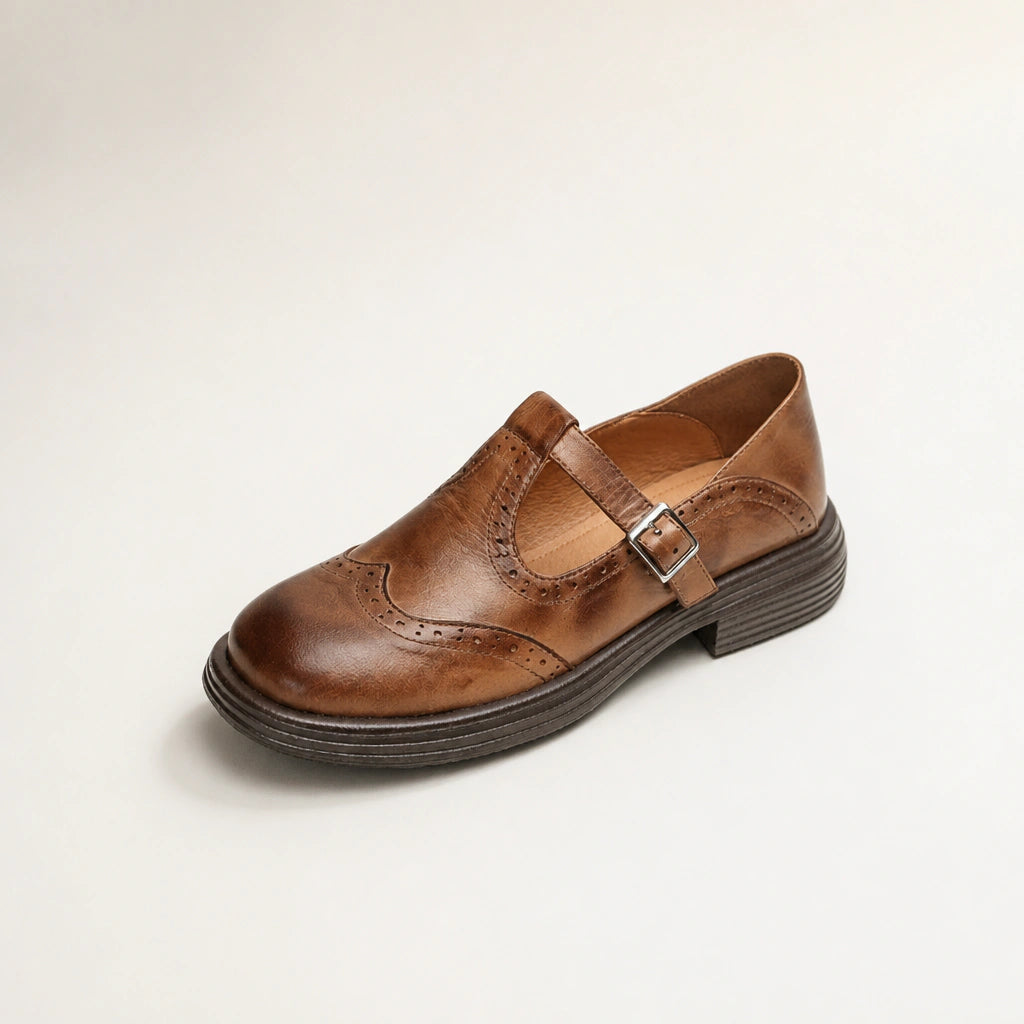 A strap that holds the foot
