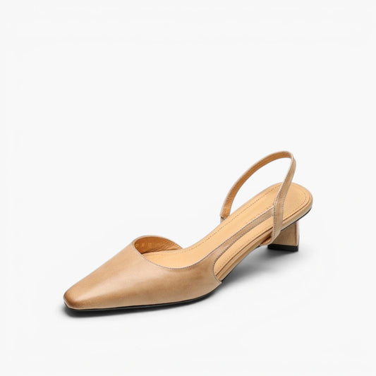 Oceane Leather Slingback Pumps