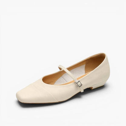 Sidonie Leather Mary Jane Flats