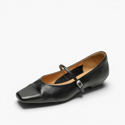 Sidonie Leather Mary Jane Flats