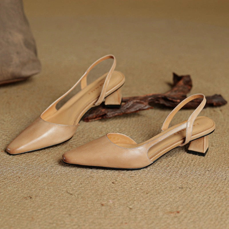 Oceane Leather Slingback Pumps