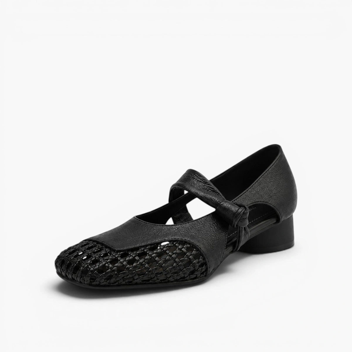 Wren Woven Leather Mary Janes