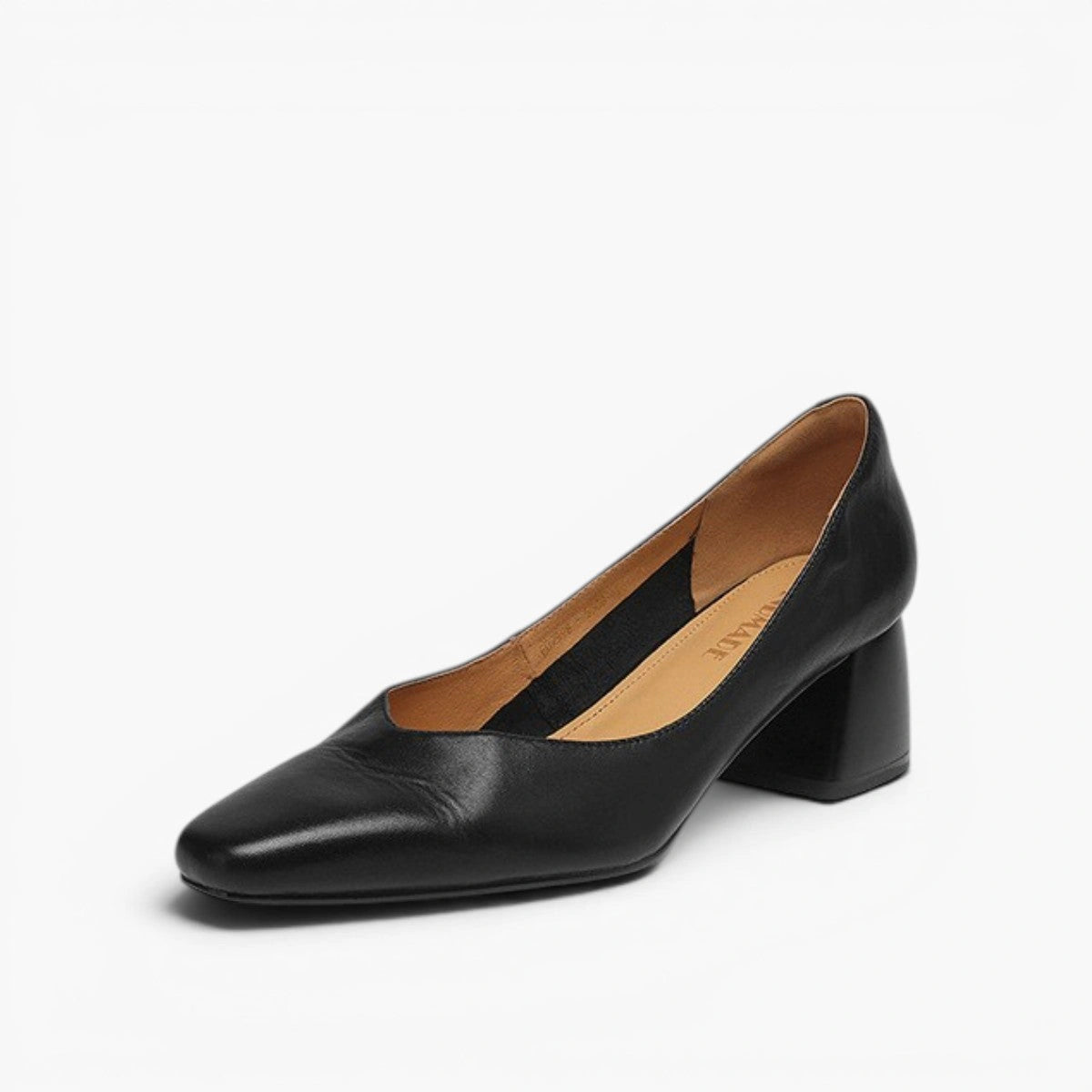 Selene Leather Square Pumps