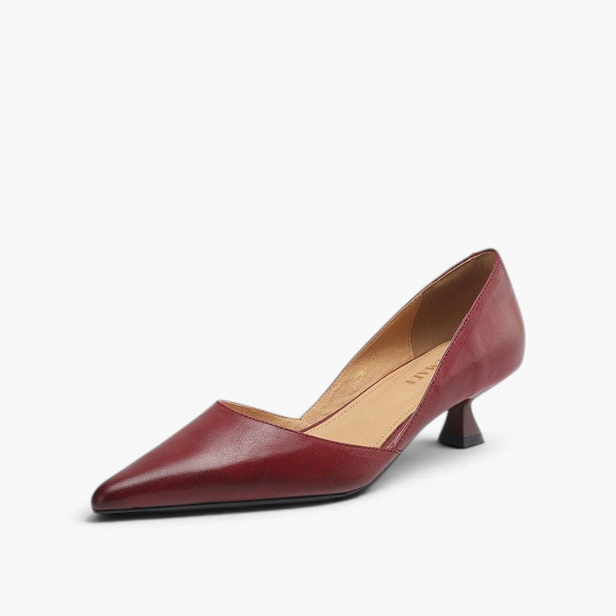 Giselle Leather Kitten Heels