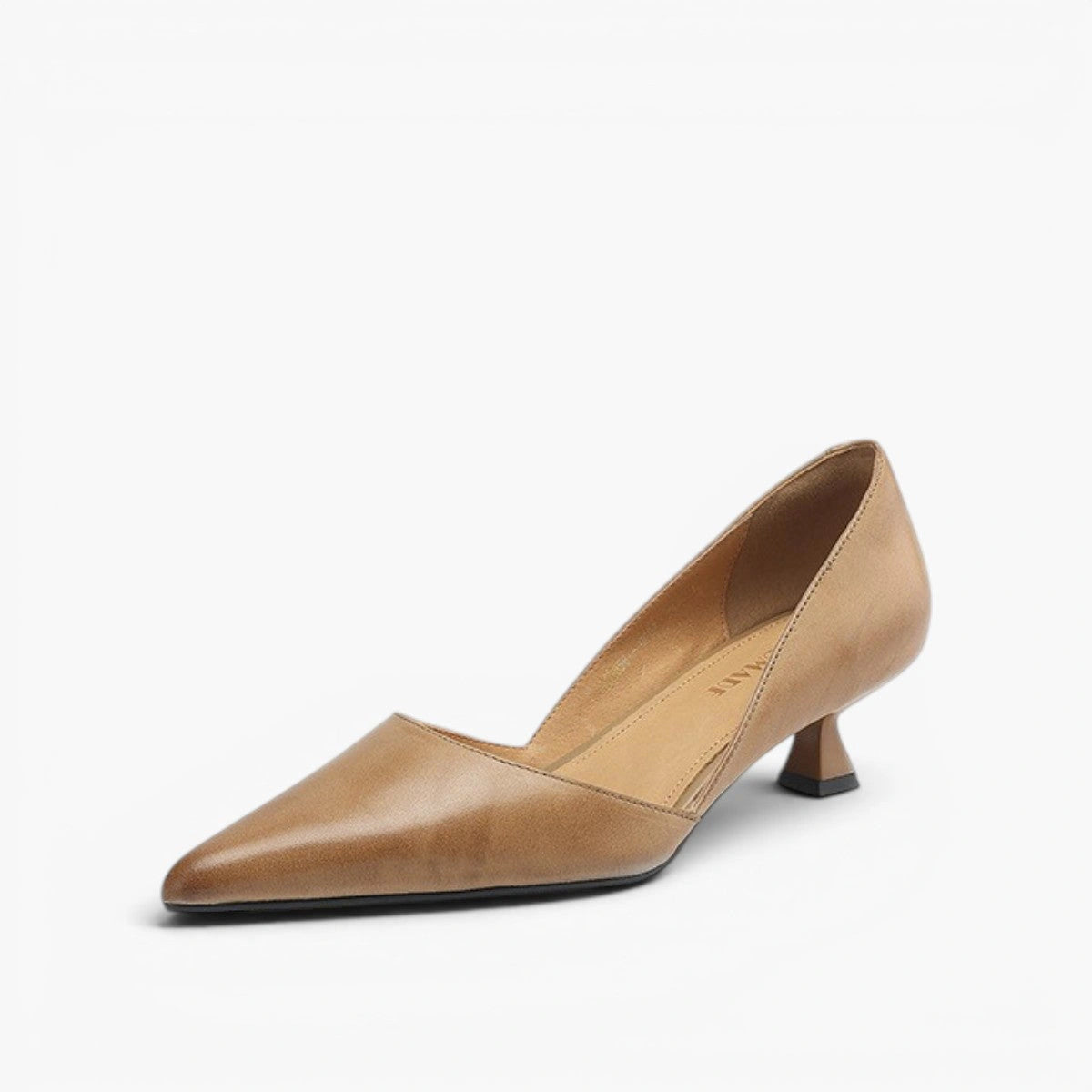 Giselle Leather Kitten Heels