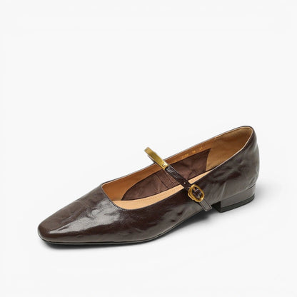 Noor Lambskin Mary Janes