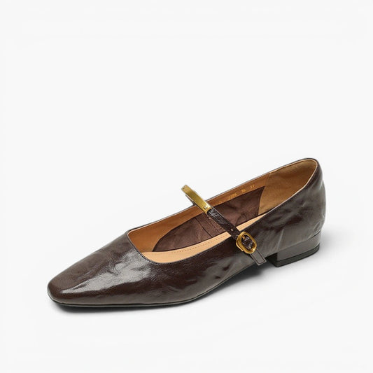 Noor Lambskin Mary Janes