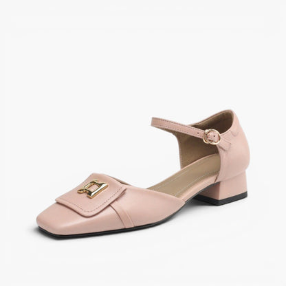 Vivienne Buckle Leather Mary-Janes