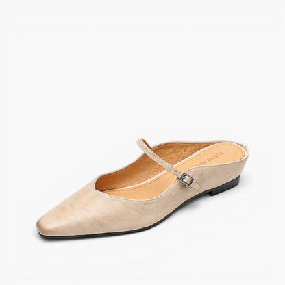 Delphine Leather Mules