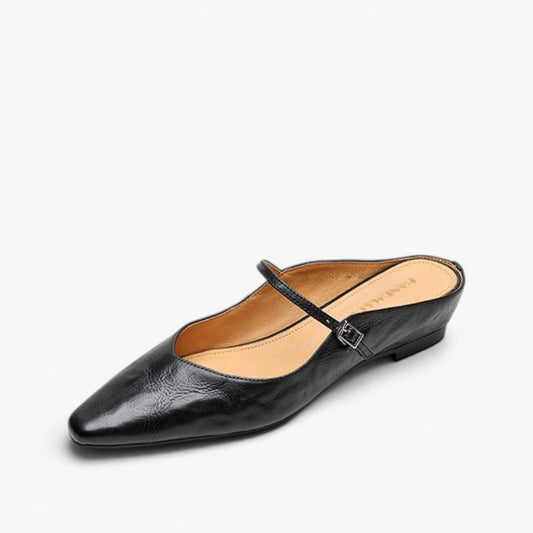 Delphine Leather Mules