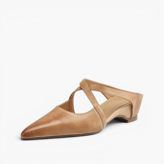 Solene Leather Mules