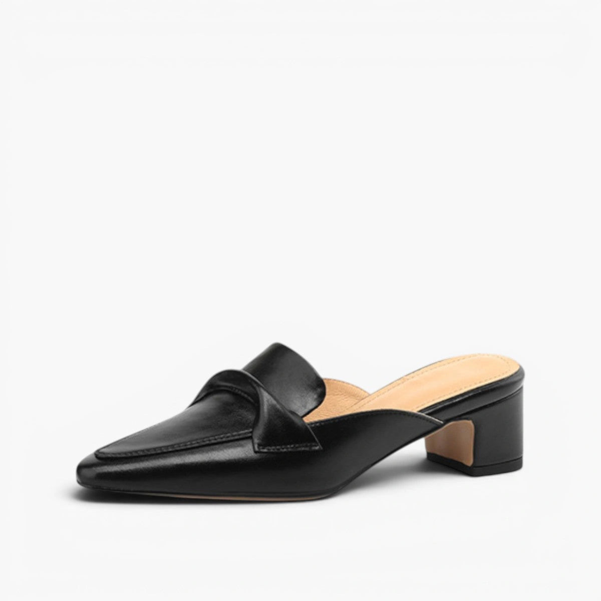 Esme Pointed Leather Mules