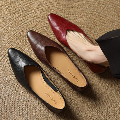 Rosalie Lambskin Flats
