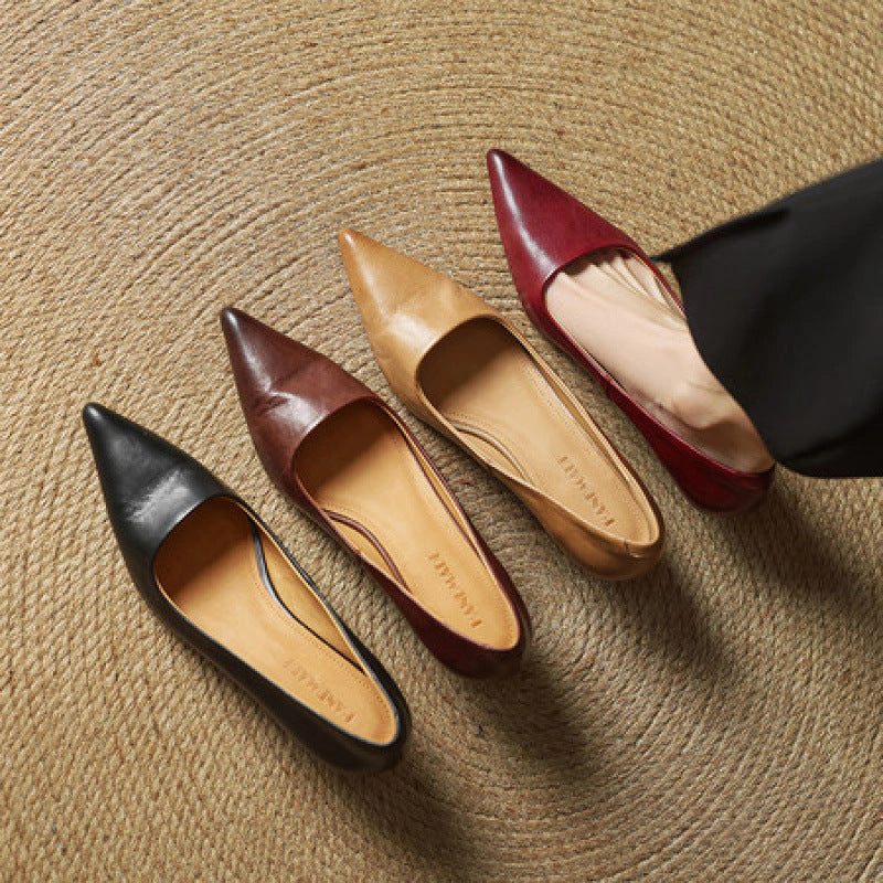 Colette Leather Heels