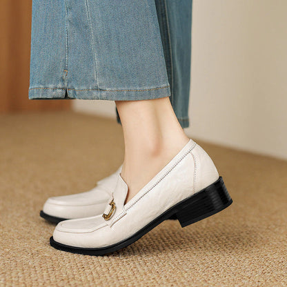 Talia Horsebit Leather Loafers