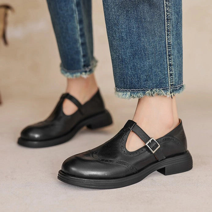 Philippine Leather Mary Janes