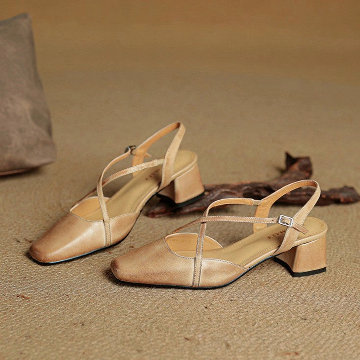 Heloise Leather Heels