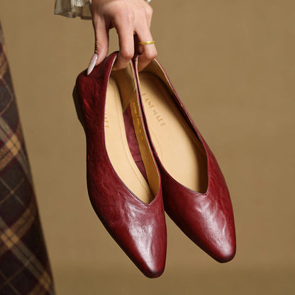 Rosalie Lambskin Flats