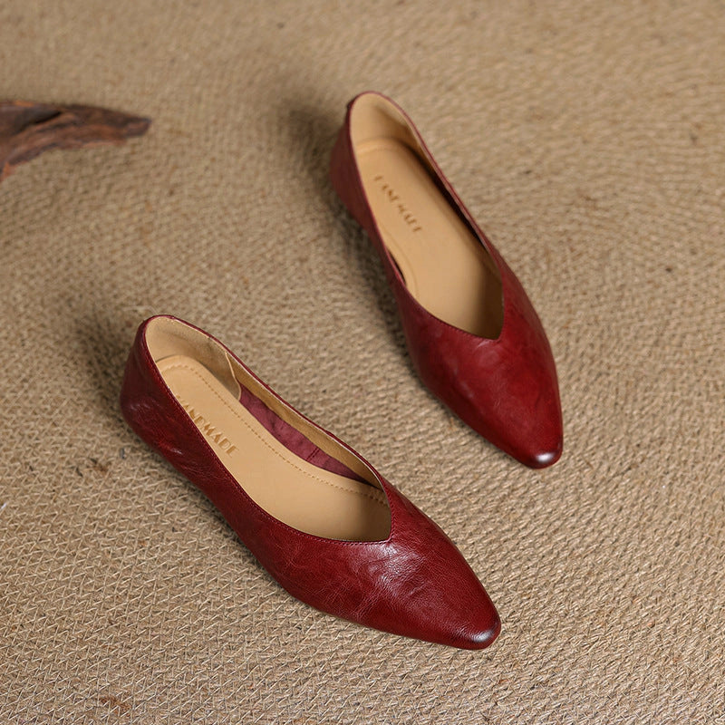 Rosalie Lambskin Flats