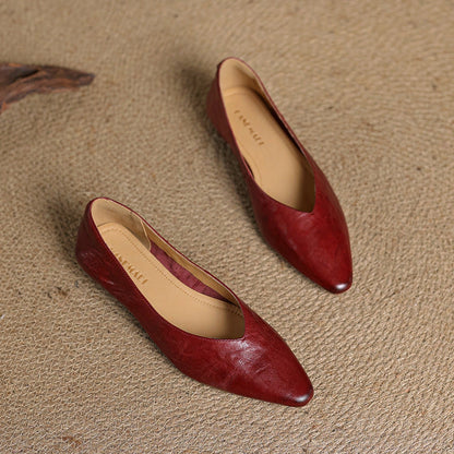 Rosalie Lambskin Flats