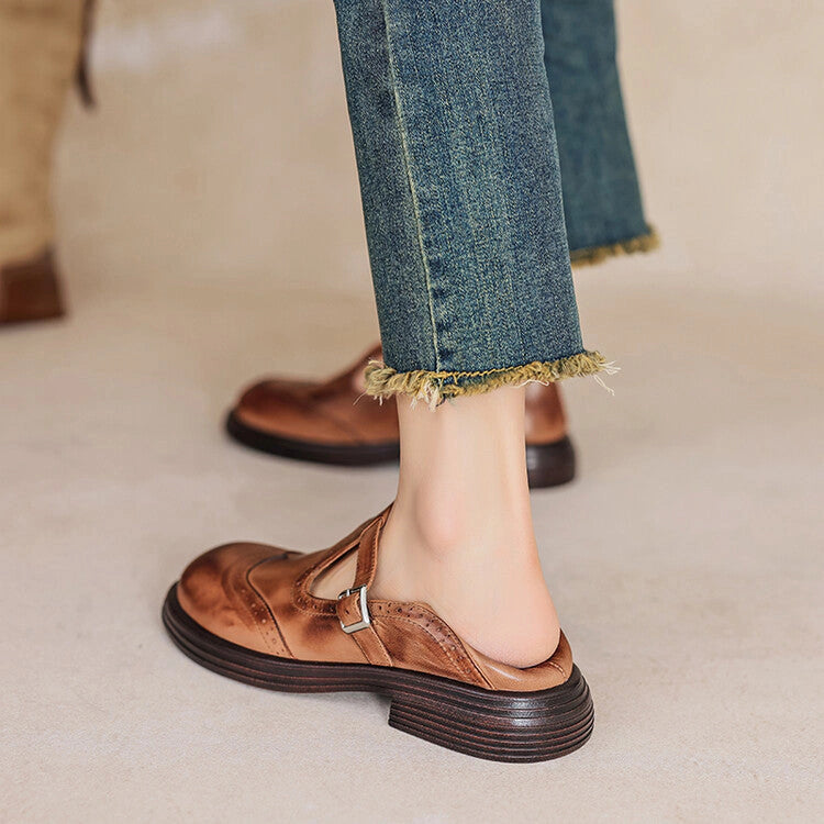 Philippine Leather Mary Janes