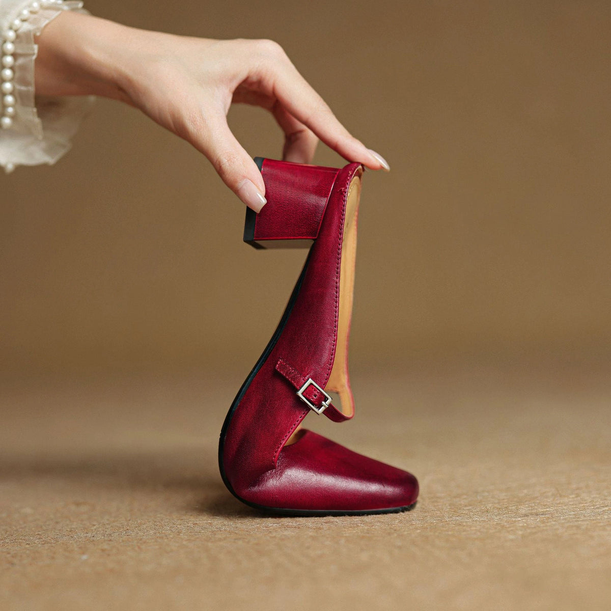 Coralie Leather Mules