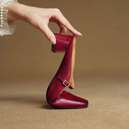 Coralie Leather Mules