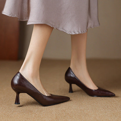 Livia Leather Pumps