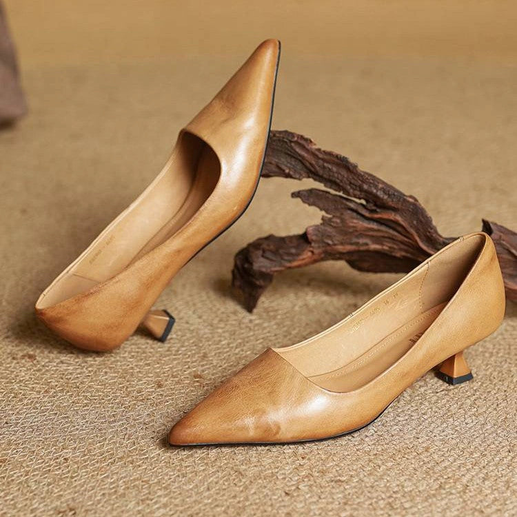 Colette Leather Heels
