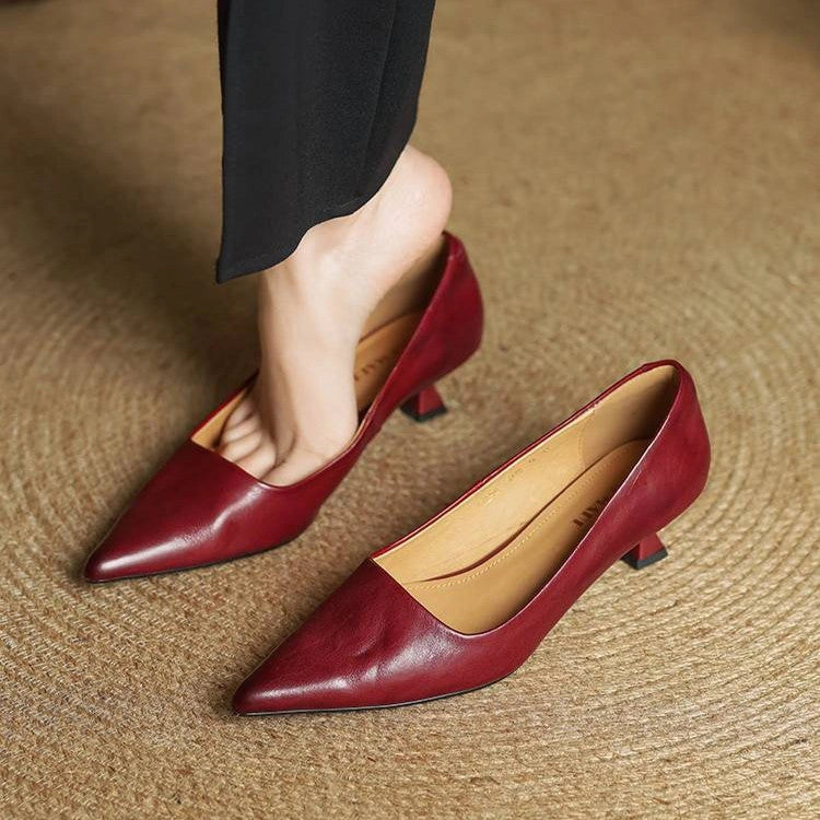 Colette Leather Heels