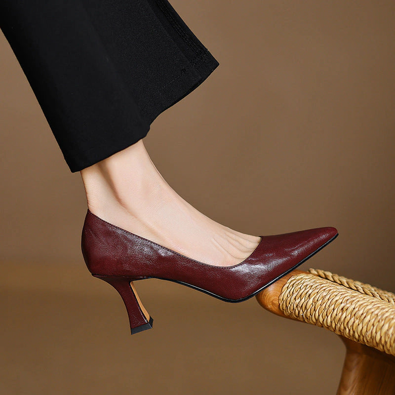 Livia Leather Pumps