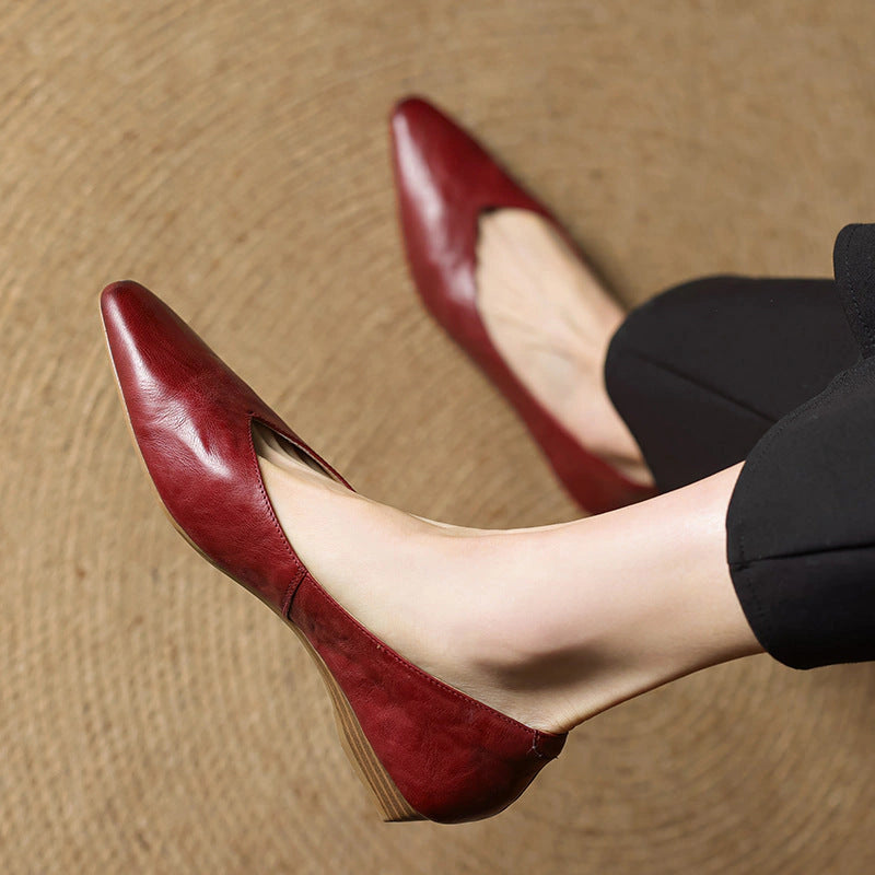 Rosalie Lambskin Flats