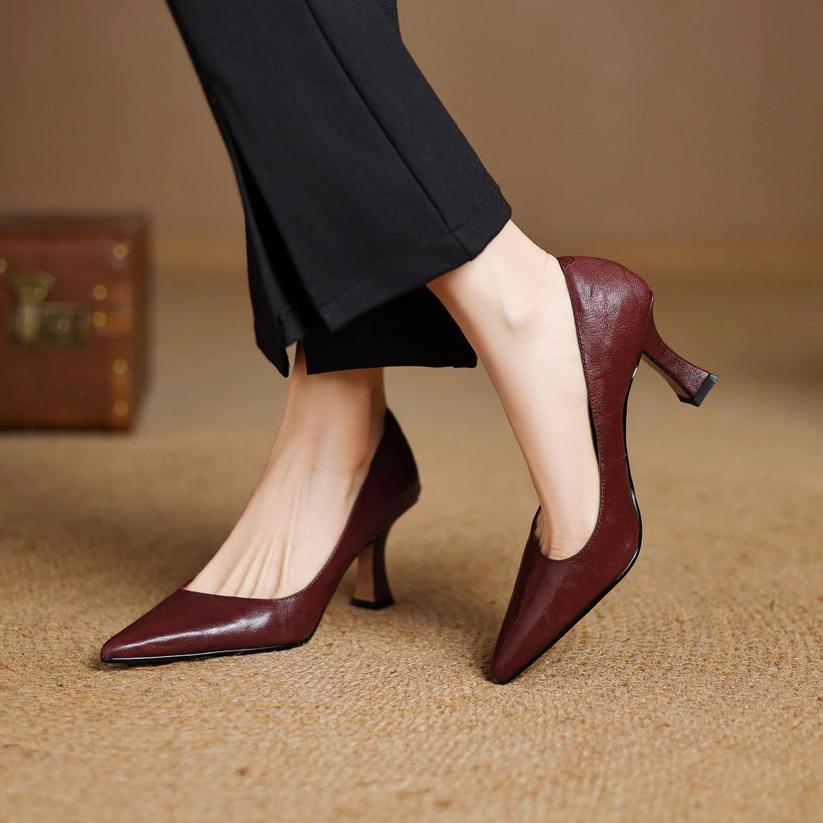 Livia Leather Pumps