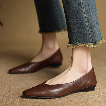 Rosalie Lambskin Flats
