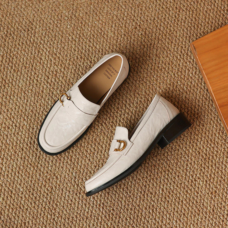 Talia Horsebit Leather Loafers
