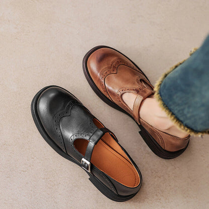 Philippine Leather Mary Janes