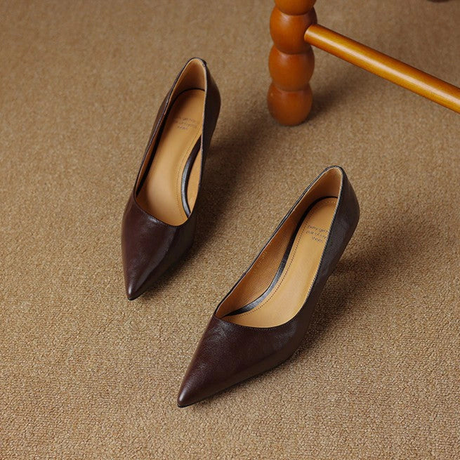 Livia Leather Pumps
