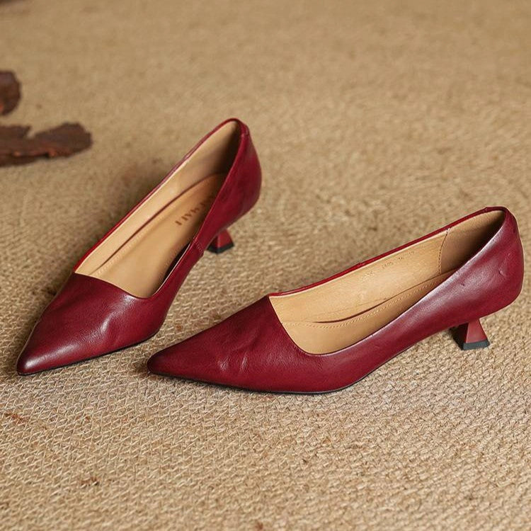 Colette Leather Heels