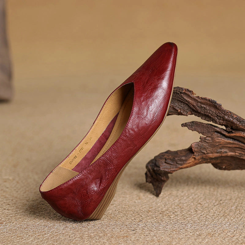 Rosalie Lambskin Flats