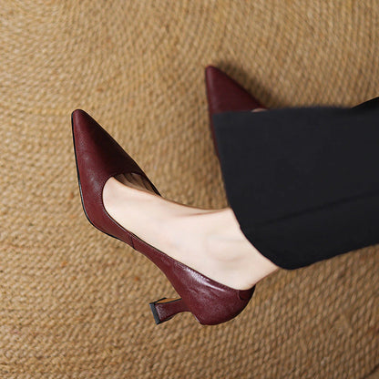 Livia Leather Pumps