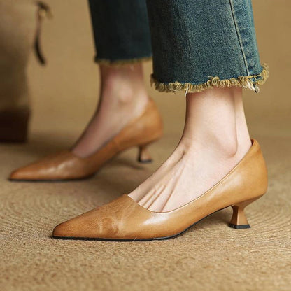 Colette Leather Heels