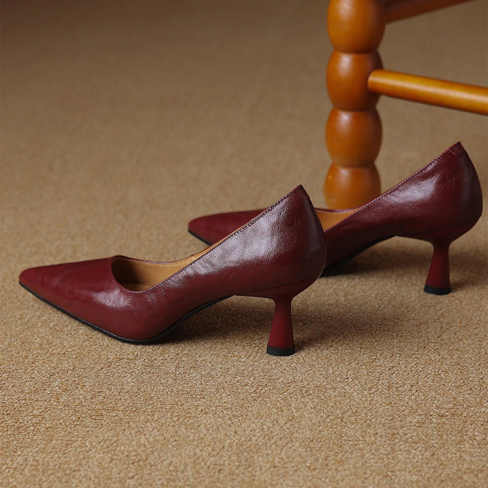 Zelie Leather Pumps