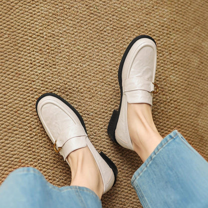 Talia Horsebit Leather Loafers