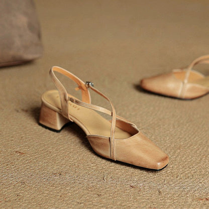 Heloise Leather Heels