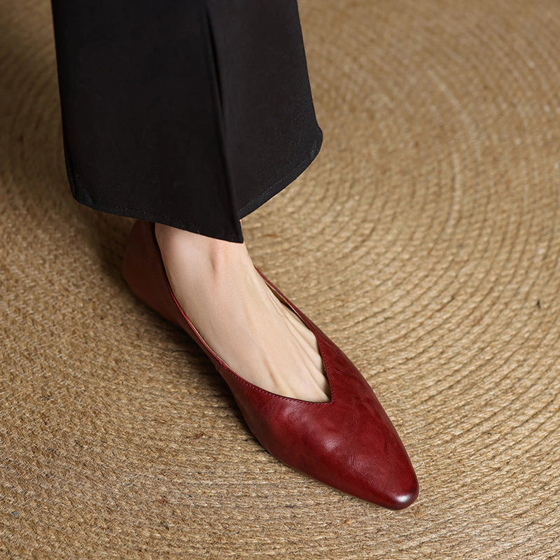 Rosalie Lambskin Flats