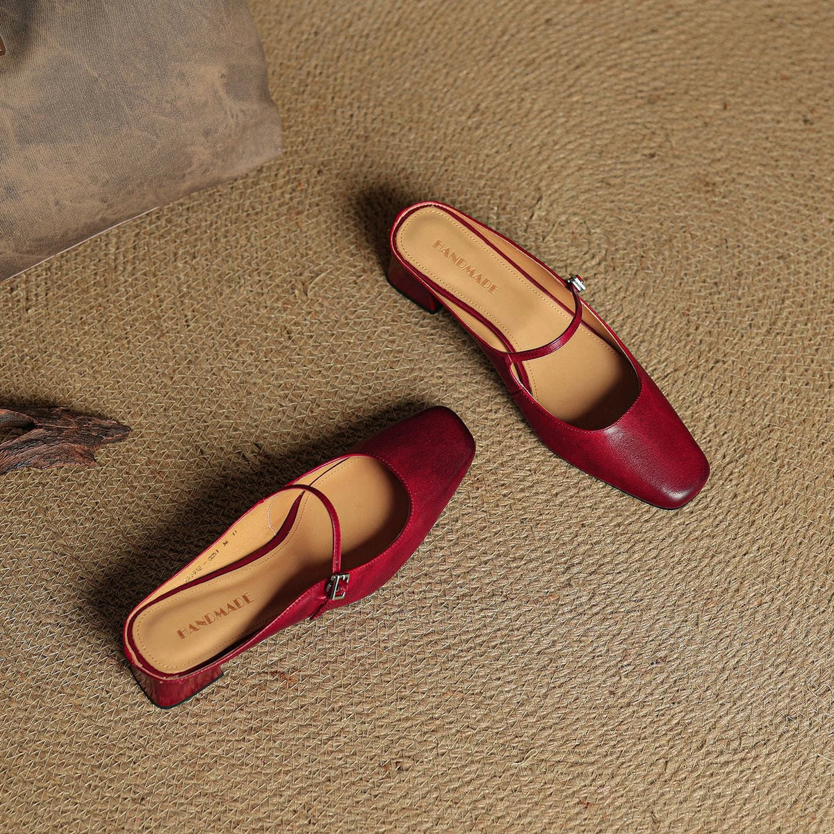 Coralie Leather Mules