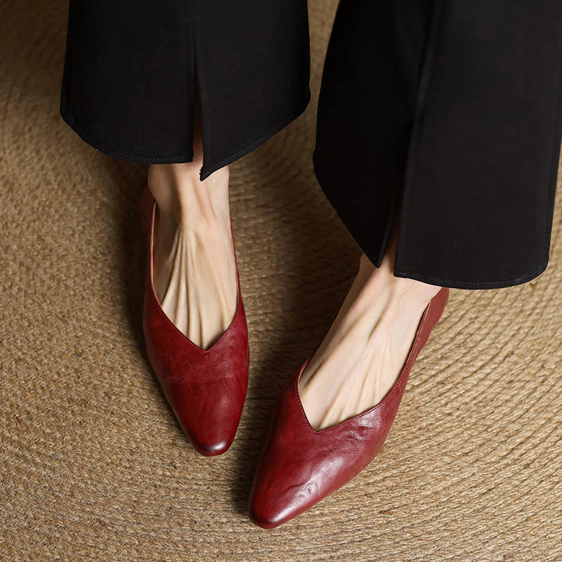 Rosalie Lambskin Flats